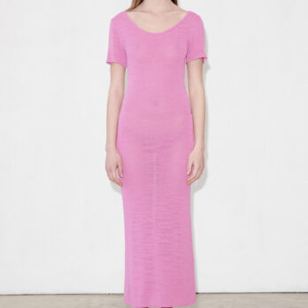 TL180 KNITWEAR LEDA DRESS ROSA 01