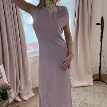 TL180 Knitwear Lola dress Lilac 01
