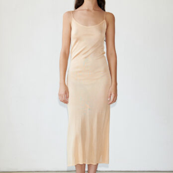 TL180 KNITWEAR BONNIE LONG NUISETTE DRESS PANNA 01