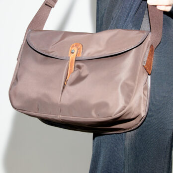 TL180 bags La Postina Nylon Cioccolato and Cuoio 03