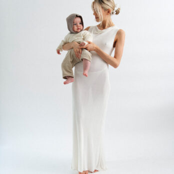 TL180 KNITWEAR AMORE BEBE JUMPER CREAM 01
