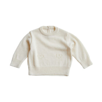TL180 KNITWEAR AMORE BEBE JUMPER CREAM 04