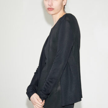 TL180 knitwear Polina Knitted Cardigan Nero 02