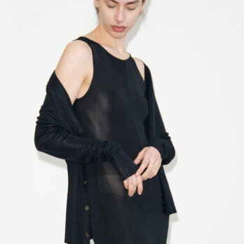 TL180 knitwear Polina Knitted Cardigan Nero 03