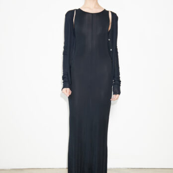 TL180 knitwear Noa Knitted Dress Nero 01