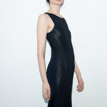 TL180 knitwear Noa Knitted Dress Nero 02