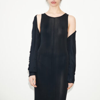 TL180 knitwear Noa Knitted Dress Nero 03