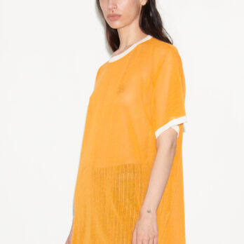 TL180 Dua Knitted Top Arancio and Panna 02