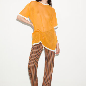 TL180 Dua Knitted Top Arancio and Panna 04
