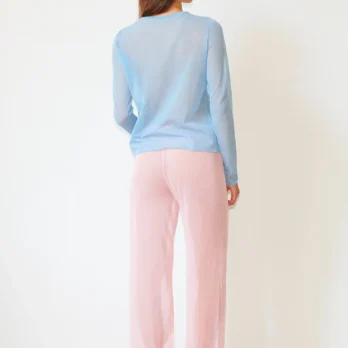 TL180 Knitwear Giono Knitted Top Celeste 03